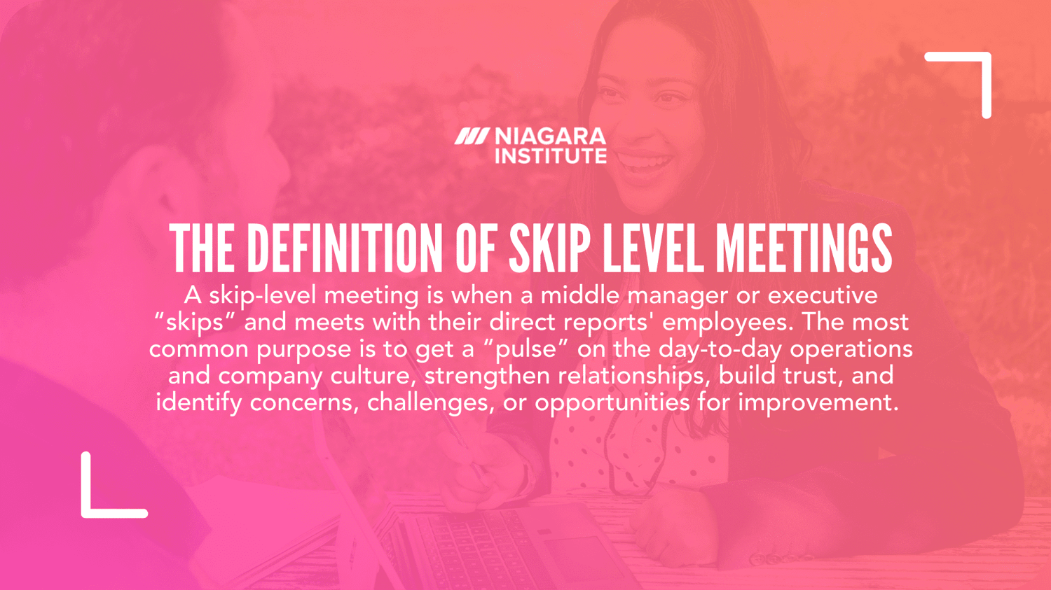 SkipLevel Meetings 101 A Brief Guide for Middle Managers